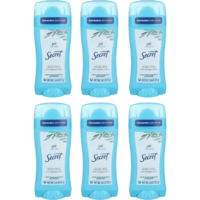 Secret Invisible Solid Antiperspirant PH Balanced Deodorant Shower Fresh 2.6oz - Pack of 6