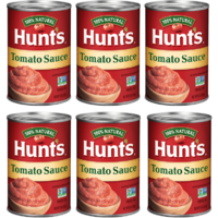 Hunt's Tomato Sauce, 100% Natural 15oz (Pack of 6)