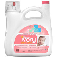 Ivory Snow Ultra Concentrated Hypoallergenic Baby Liquid Detergent 101 Loads, 138 Fl.OZ \/ 4.08 L