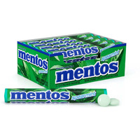 Mentos The Chewy Mint Spearmint 1.32oz, Pack of 15 Rolls