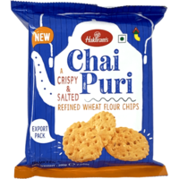 Haldiram's Chai Puri Crispy  Salted Refined Wheat Flour Chips 200g