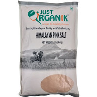 Just Organik Organic Himalayan Pink Salt 1 lb