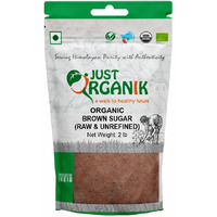Just Organik Organic Sugar Brown (Raw & Unrefined) 2 lbs