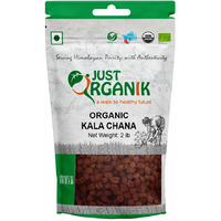 Just Organik Organic Brown Chana Whole 2 lbs