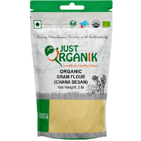 Just Organik Organic Besan, Chickpea Flour, Gram Flour 2 lbs
