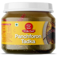 EL The Cook Ready-to-Use Bengali Tadka(CONCENRATED Whole Spice Tempering) for Vegetables & Fish, Indian Vegetables Seasoning, Super Saver Jar Pack, 6.34oz, Vegan, Gluten-Free (Flavor: Bengali Tadka)