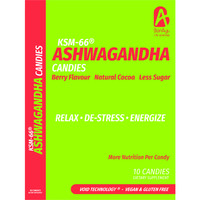 ASHWAGANDHA KSM-66 ROOT EXTRACT CANDIES 10 CANDIES POUCH X 10 POUCH