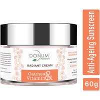 Donum Naturals Radiant Day Cream with SPF 15 with Oatmeal & Vitamin -F for Fairness & Anti-Ageing -(60 gm) Reduce  Fine Lines/Wrinkles l Anti Ageing l Natural Retinol Bakuchiol