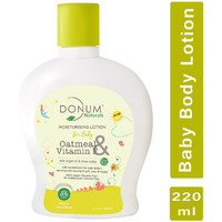 Donum Naturals Oatmeal & Vitamin-F Healthy Skin Moisturizing Lotion For Babies -(220 ml)  Best Moisturizer | Intensive Moisturizing and daily Nourshing Cream for Sensitive Skin