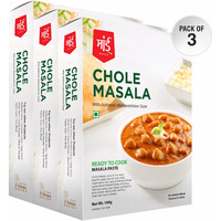 Mai Masale - Chole Masala Cooking Curry Paste l (Pack of 3) Ready to Cook Spice Mix l Easy to Make Masala Curry Paste l Serves-4