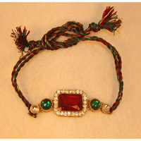 American Diamond and Kundan Rakhi