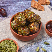 Pumpkin Seeds Laddus with Dates