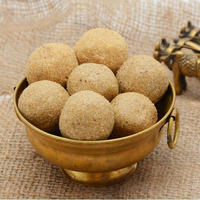 Brown Top Millet Laddu Made With Jaggery