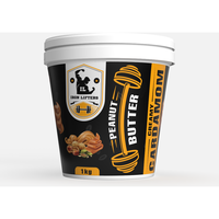 IRON LIFTERS High Protein Roasted Peanuts Butter Super Creamy with Cardamom Sweeten Flavor | No Added Sugar, Salt, or Hydrogenated Oils | 1  KG (Flavor: Cardamom Creamy 1kg, Size: 1 Kg)