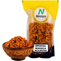Neelam Foodland (Mumbai) Masala Peanuts , Authentic Indian Food and Snacks - 400 grams