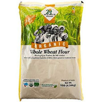 24 Mantra Organic Whole Wheat Atta - 10 Lb (4.5 Kg)