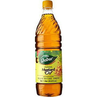 Dabur Mustard Oil - 1 L (33.8 Fl Oz) [50% Off]