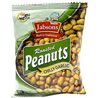 Jabsons Roasted Peanuts Chilly Garlic - 140 Gm (4.94 Oz)