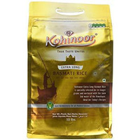 Kohinoor Extra Long Basmati Rice - 10 Lb (4.5 Kg) [50% Off]