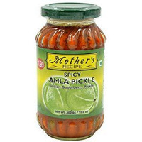 Mother's Recipe Spicy Amla Pickle - 400 Gm (14.1 Oz) [50% Off]