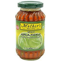 Mother's Recipe Spicy Amla Pickle - 400 Gm (14.1 Oz) [ Buy 1 Get 1 Free ]