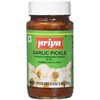 Priya Garlic Pickle - 300 Gm (10.6 Oz)