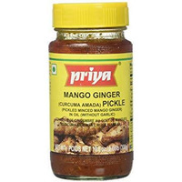 Priya Mango Ginger Pickle Without Garlic - 300 Gm (10.58 Oz)