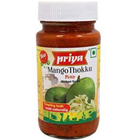 Priya Mango Thokku Pickle Without Garlic - 300 Gm (10.58 Oz)