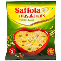 Saffola Masala Oats Veggie Twist - 38 Gm (1.3 Oz) [FS]