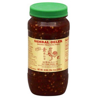 Sambal Oelek Ground Fresh Chili Paste - 18 Oz