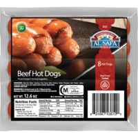 Al Safa Beef Hot Dogs - 12.6 Oz