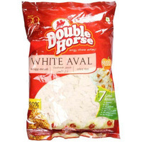 Double Horse White Aval - 500 Gm (1.1 Lb)
