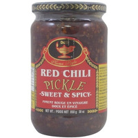 Deep Red Chilli Pickle - 30 Oz