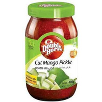 Double Horse Cut Mango Pickle - 400 Gm