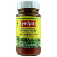 Priya Bitter Gourd Pickle No Garlic - 300 Gm (10 Oz) [50% Off]