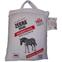 Zebra Basmati Rice - 40 Lb