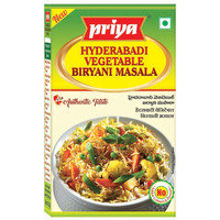 Priya Hyderbadi Vegetable Biryani Masala - 50 Gm (1.76 Oz) [50% Off]