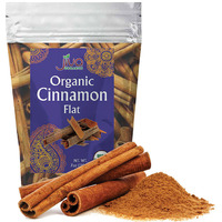 Jiva Organics Organic Cinnamon Flat - 200 Gm (7 Oz) [50% Off]