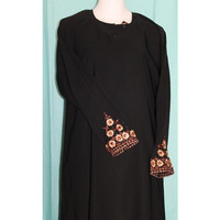 Abaya 1972 Dubai Black Abaya Sheela Shieno