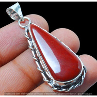 Bloodstone Gemstone Pendant 925 Sterling Silver Handmade Pendant DP-1056