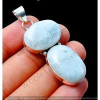 Rainbow Moonstone Gemstone Handmade Pendant 925 Sterling Silver Jewelry DP-448