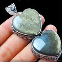 Sunstone Gemstone Handmade Pendant 925 Sterling Silver Jewelry DP-464