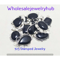 Black Onyx 5 PCS Wholesale Lots 925 Sterling Silver Pendant LP-07-309