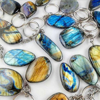 Labradorite20 PCS Wholesale Lot 925 Sterling Silver Plated Key Pendant PL-01-144