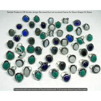 Moonstone & Mixed 10 Piece Wholesale Ring Lots 925 Sterling Silver Ring NRL-831