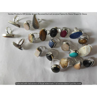 Multi & Mixed 10 Piece Wholesale Ring Lots 925 Sterling Silver Ring NRL-790