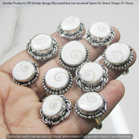 Shiva Eye Shell 10 Piece Wholesale Ring Lots 925 Sterling Silver Ring NRL-771