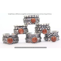 Sunstone 5 Piece Wholesale Ring Lots 925 Sterling Silver Ring NRL-71