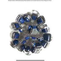 Lapis Lazuli 5 Piece Wholesale Ring Lots 925 Sterling Silver Ring NRL-60