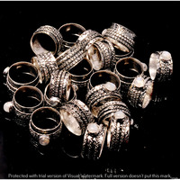 Moonstone 10 Piece Wholesale Ring Lots 925 Sterling Silver Ring NRL-566